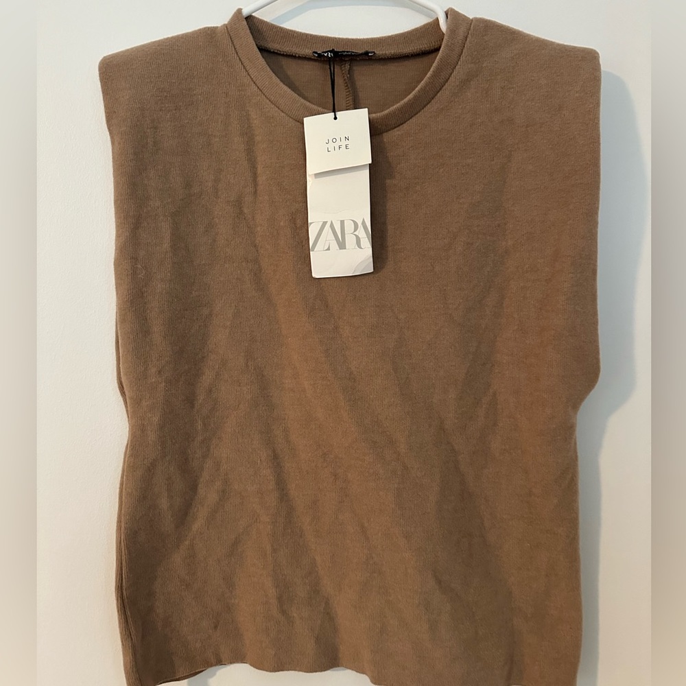 Zara Tan Top